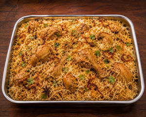 Chicken biryani (family)