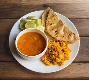 Paneer Bhurji Thali