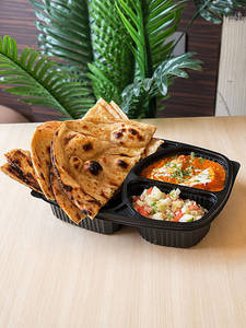 Chef Special Paneer Tikka Masala-paratha Meal