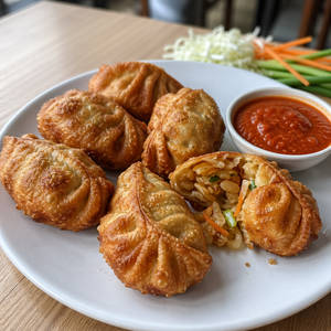 Veg Fried Momos