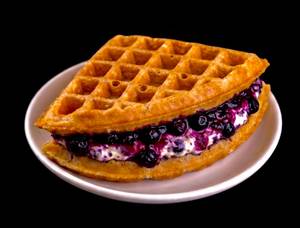 Blueberry Cheese Waffle