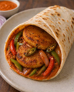 Indian Spicy Veg Wrap