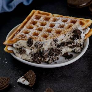 White Oreo Waffle