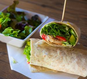 Crispy Veg aloo tikki wrap