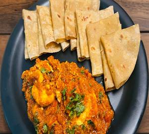 Egg Curry With Simple Rooti