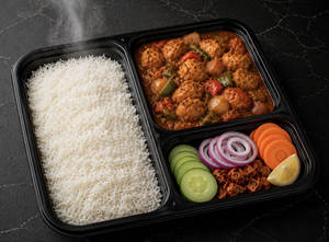 Kadhai Chicken Rice Combo