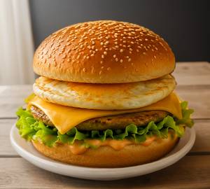Double Egg Cheese Burger