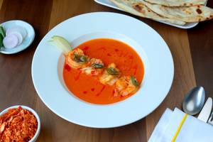 Raw Mango Prawn Curry