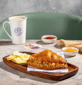 Mexican Paneer Croissant Sandwich