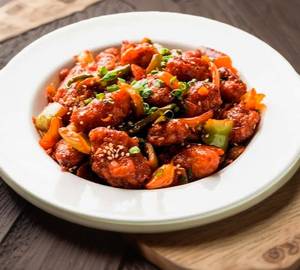 Chilli Mushroom Dry And Spicy