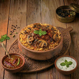 Mushroom Biryani