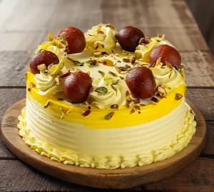 Gulab jamun tart