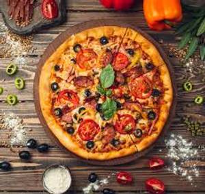 Paneer tikka pizza
