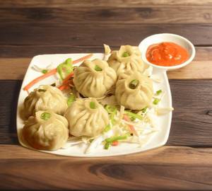 Chowmein with  12pcs  Fried Momos