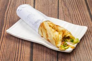 Egg Mutton Tikiya Roll