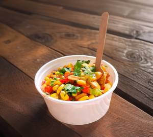 Sweet corn peanut masala chat