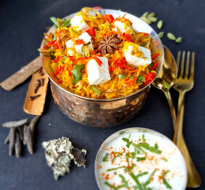 Chettinadu Paneer Biryani