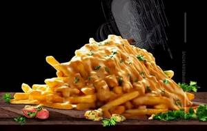 Creamy cheese fries