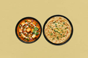Paneer Of The Day With 1 Lachha Paratha
