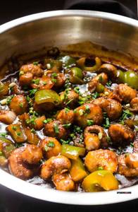 Chilli Mushroom Semi Gravy
