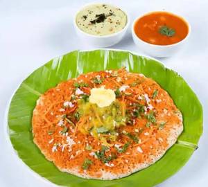 Open Butter Masala Dosa