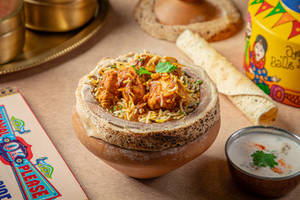 Boneless Chicken Matki Biryani