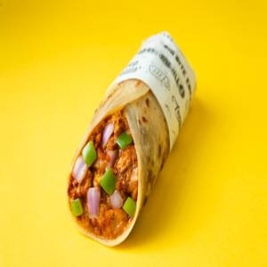 Kadai Chicken Kathi Roll