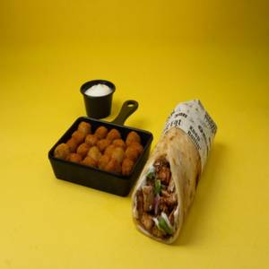 Chicken Roll Dilli Istyle + Popcorn Chicken