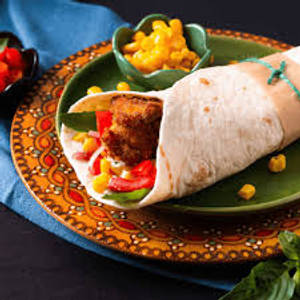 Aloo tikki wrap