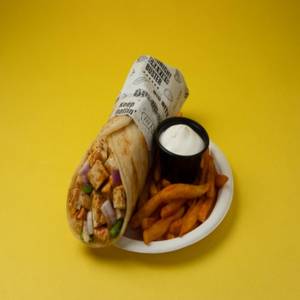 Paneer Roll + Peri Peri Fries