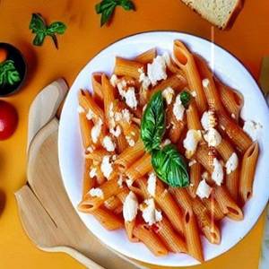 Red sauce pasta
