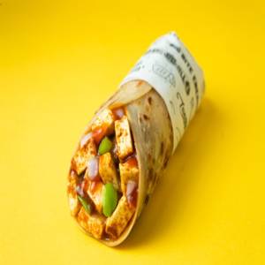 Paneer Schezwan Kathi Roll
