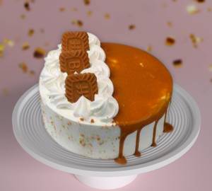 Lotus Biscoff cream cake 1kgs