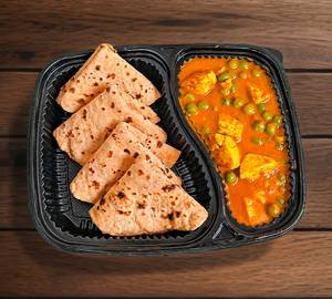 Matar Paneer & Butter Tawa Roti