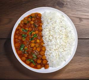 Chole with rice