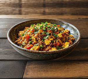 Egg bhurji dry
