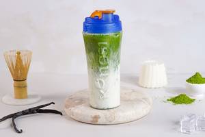 Iced Vanilla Matcha Latte.