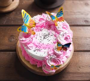 Butterfly Strawberry Cake [500 G]