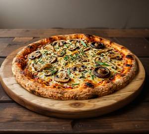 Mushroom Pizza 9 Inch