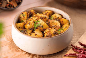 Aloo Jeera [Serves 2]
