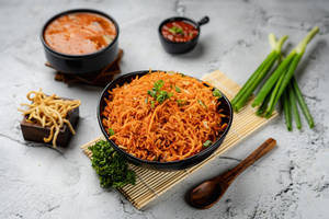 Triple Schezwan Fried Rice With Gravy