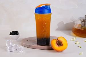 Peach Bubble Tea .