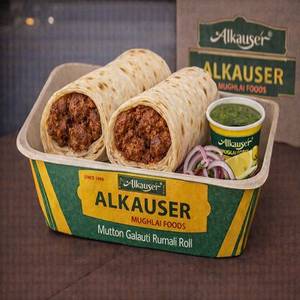 Mutton Galauti Rumali Roll