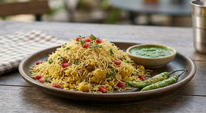 Sev Khamani – Crunchy & Tangy Mix