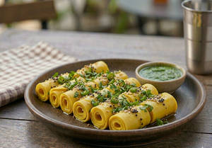 Khandvi – Soft Gujarati Rolls
