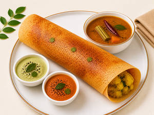 Royal Masala Dosa (100% Restaurant Menu Price)