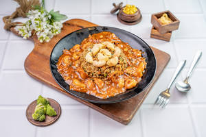 Mangolian Rice With Gravy