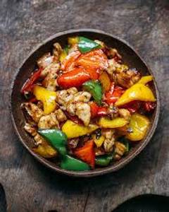 Pork With Capsicum And Veg