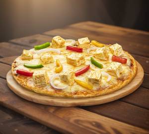 Cheese paneer pizza
