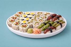 Sushi Platter For 3-4 (Veg) - 30 Pieces